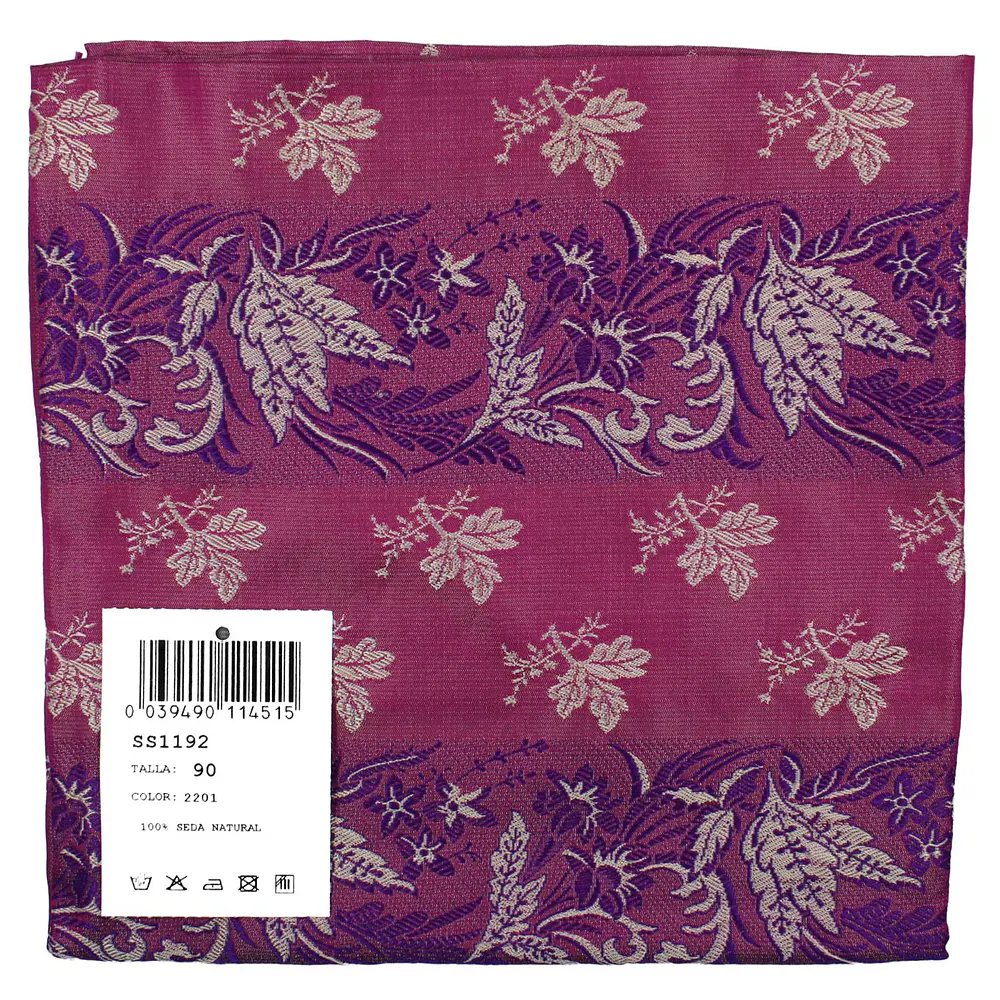 Pañuelo Regional de Seda Natural 100% – 90 cm