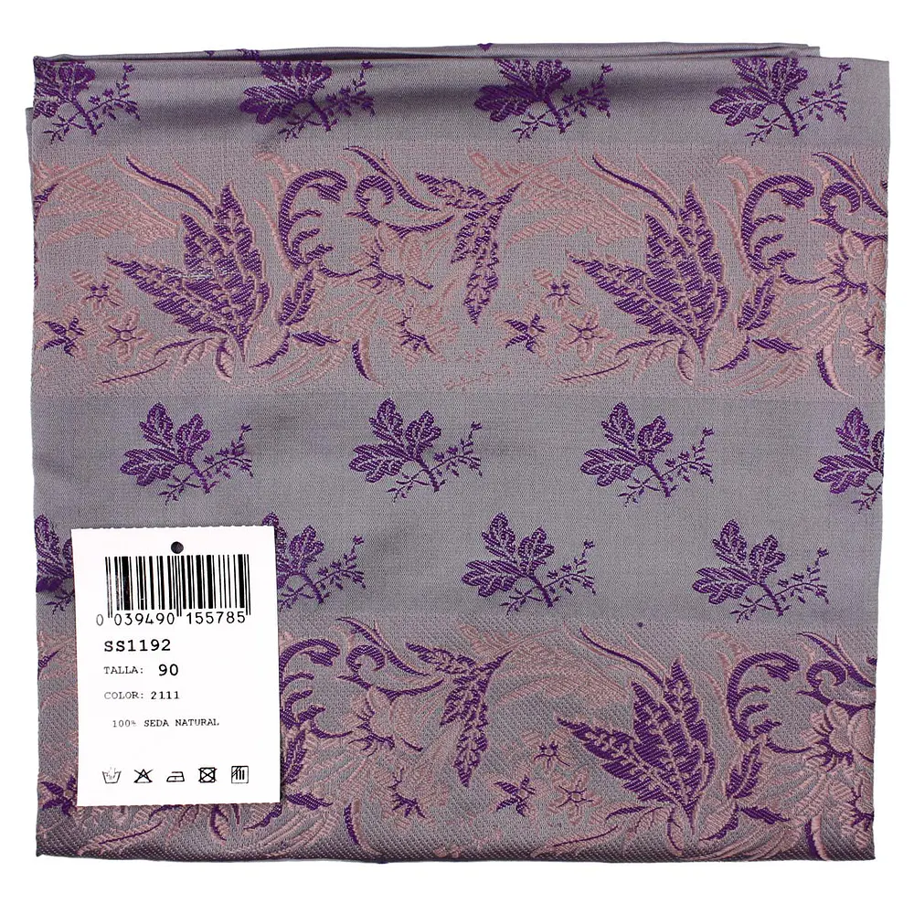 Pañuelo Regional de Seda Natural 100% – 90 cm
