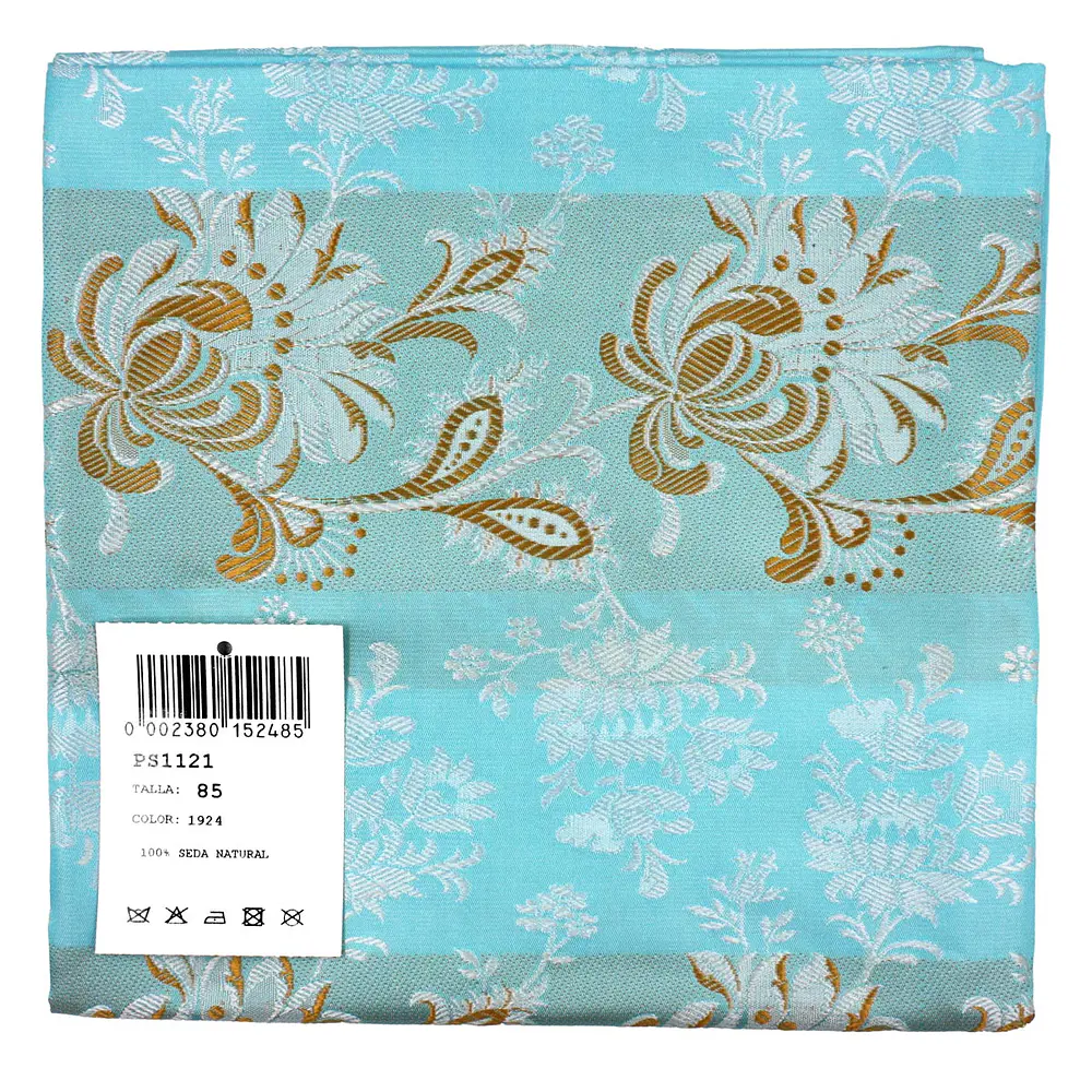 Pañuelo Regional de Seda 85 cm – Disponible en Varios Tonos