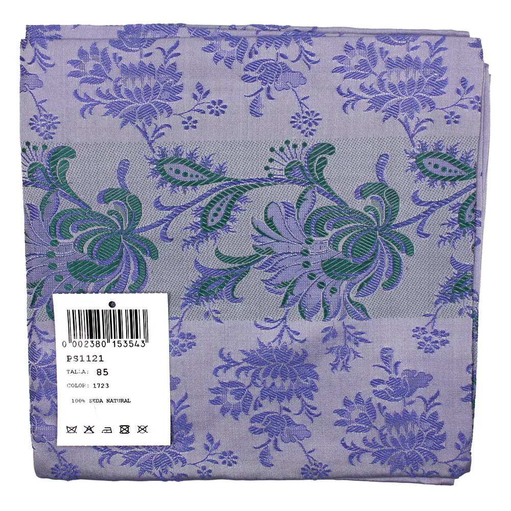 Pañuelo Regional de Seda 85 cm – Disponible en Varios Tonos