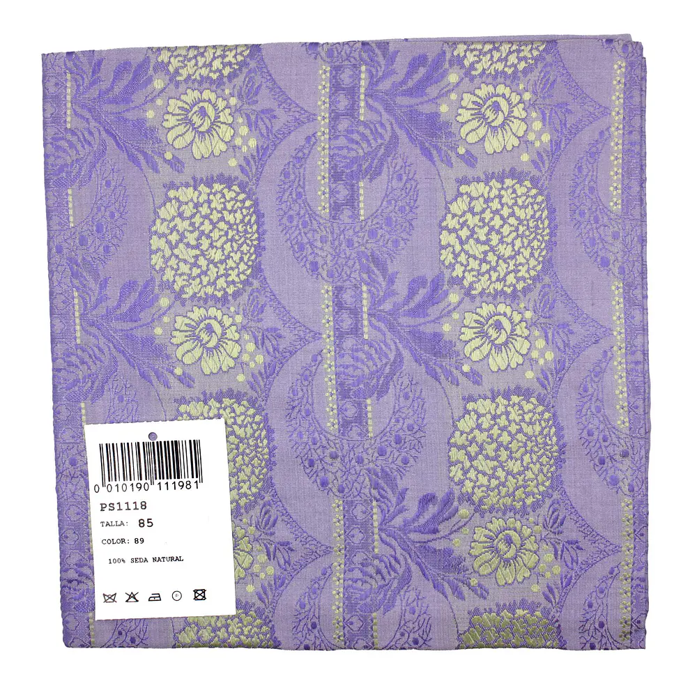 Pañuelo Coronario o de Talle de Seda Natural 100% – 85 cm en Varios Colores