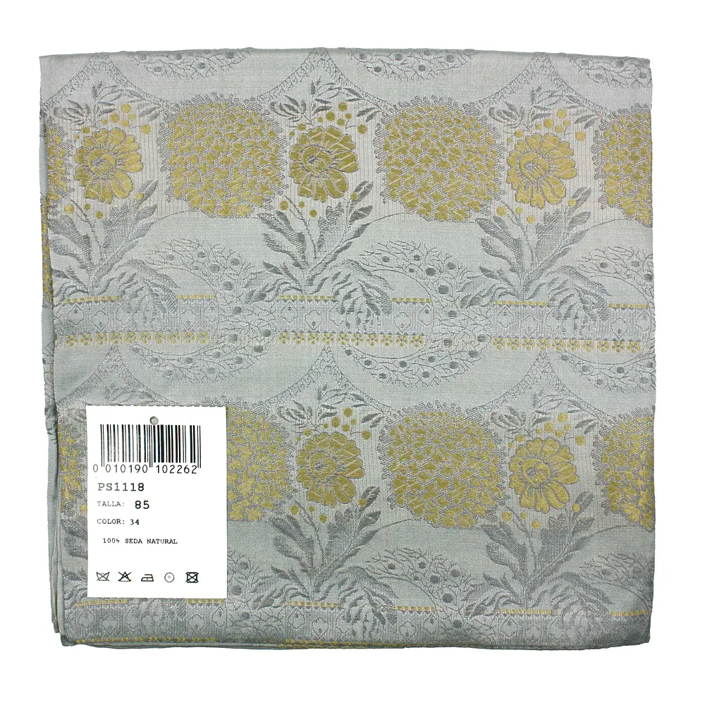 Pañuelo Coronario o de Talle de Seda Natural 100% – 85 cm en Varios Colores