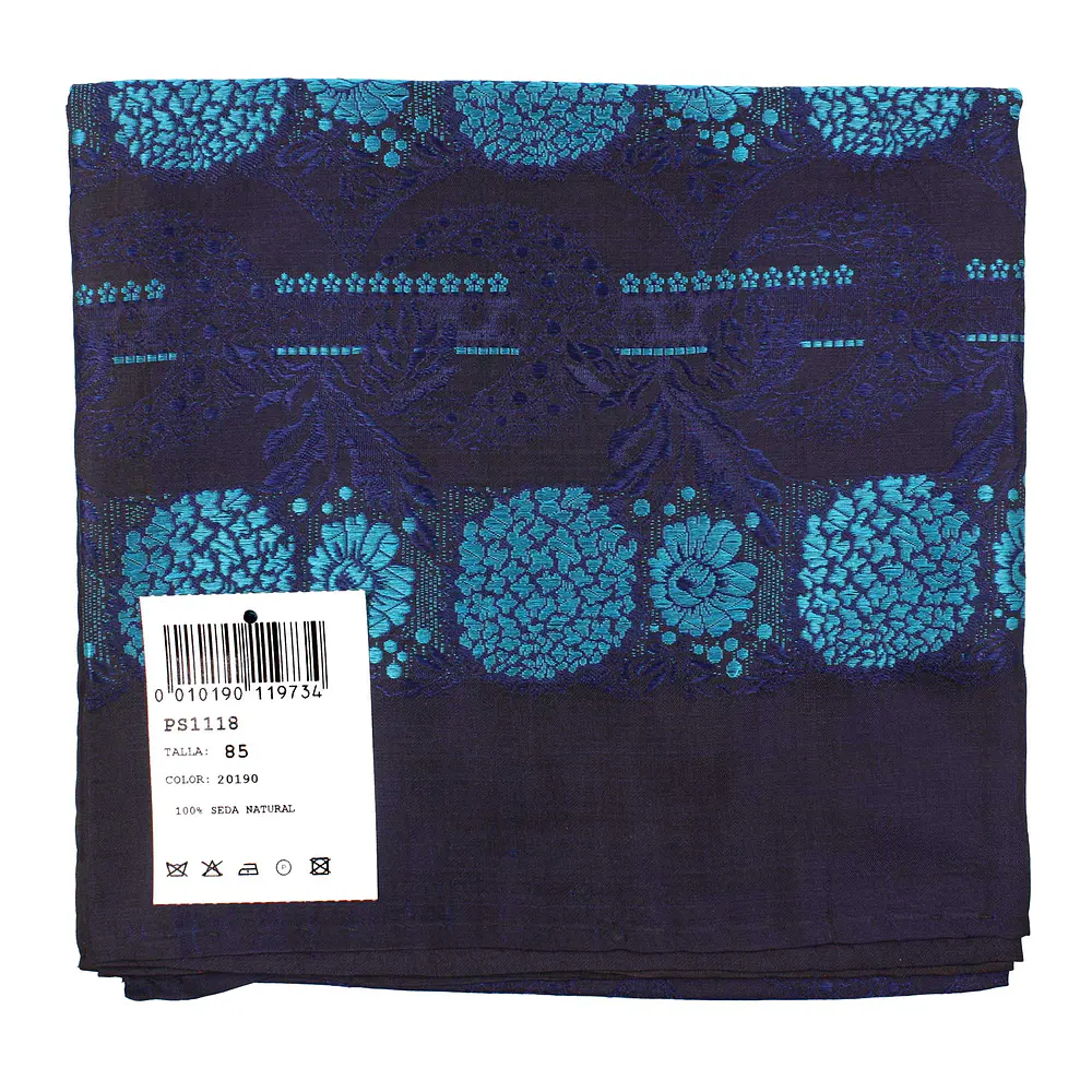 Pañuelo Coronario o de Talle de Seda Natural 100% – 85 cm en Varios Colores