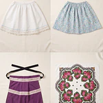 Conjunto de Baturra para Niña (9 a 12 meses) - 4 Piezas con Delantal Morado
