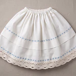 Traje de Baturra para Bebé (6 a 9 meses) - Conjunto 4 Piezas con Delantal Morado