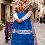 Conjunto de Baturra 3 Piezas con Gran Vuelo (Talla 40/42) 