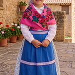 Conjunto de Baturra para Niña (4-5 años) - 4 Piezas "Crecedero"