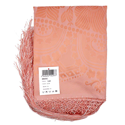 Mantón de adamascado asalmonado Elegancia Tradicional