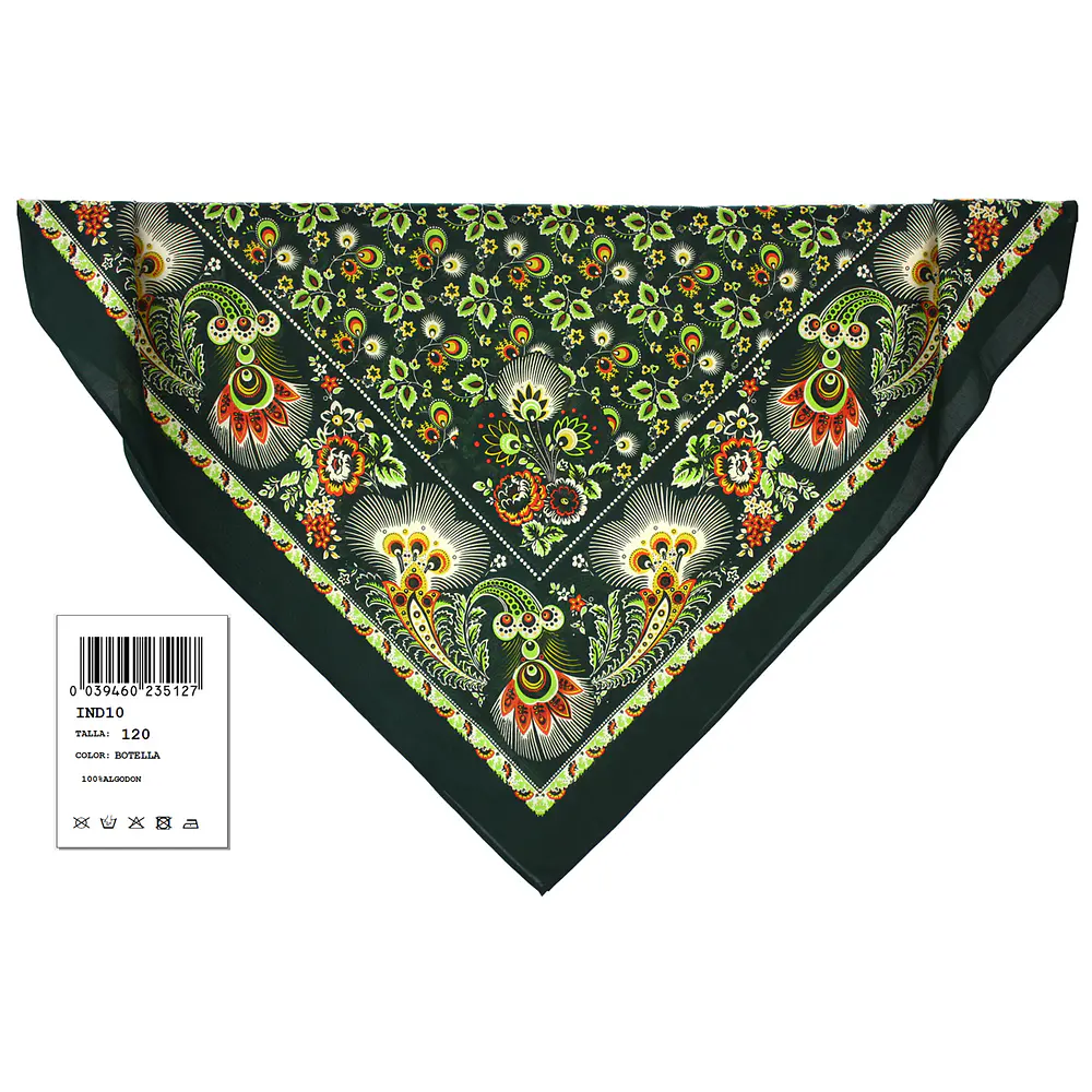 Pañuelos de Algodón para Indumentaria Tradicional  Reproducción S. XIX varios tonos