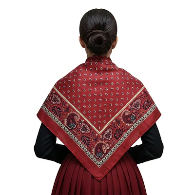 Pañuelo regional baturra indiana algodon 120 cms Mod Pilar varios tonos