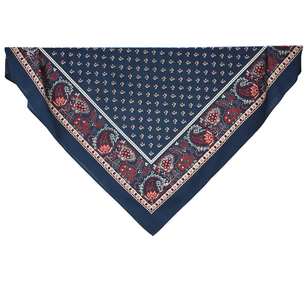 Pañuelo regional baturra indiana algodon 120 cms Mod Pilar varios tonos