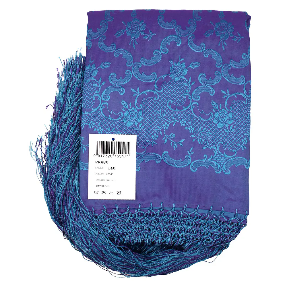 Pañuelo regional baturra rayon poliester 140 cms Nuevos Tonos   NUEVOS TONOS
