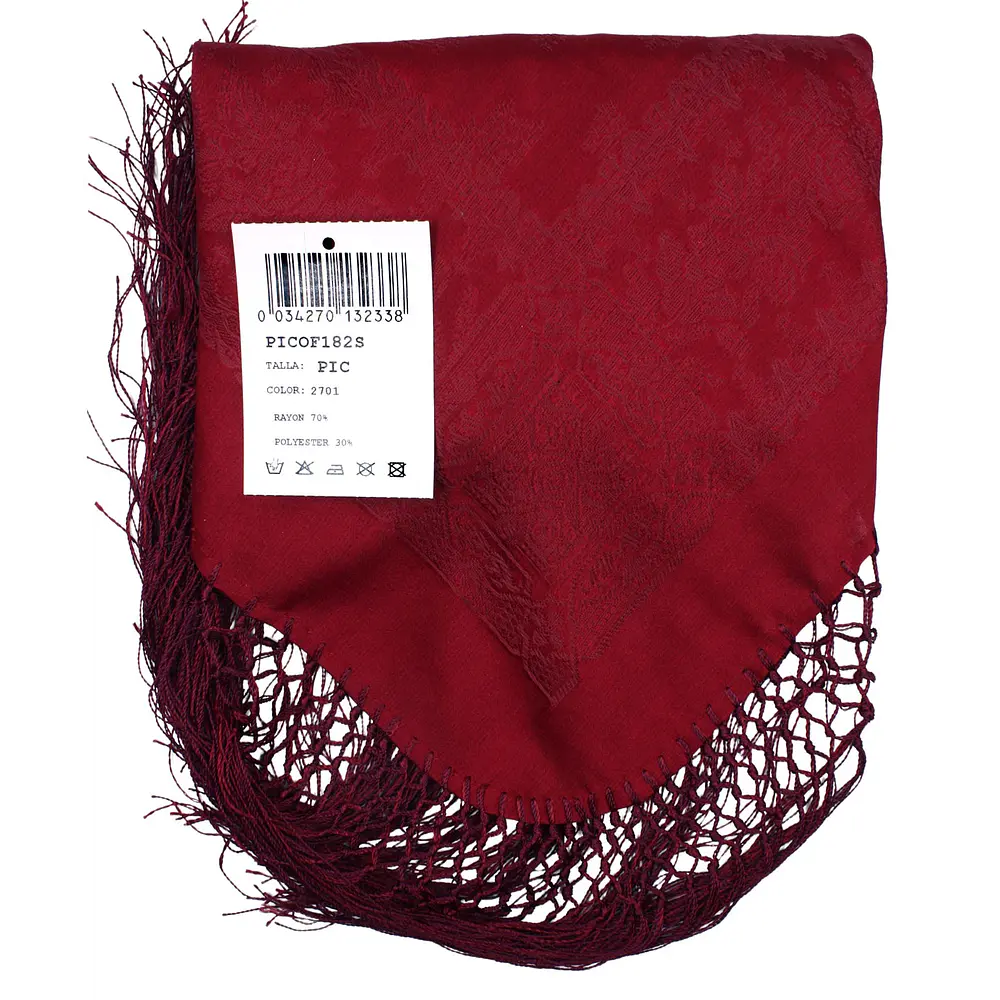 PAÑUELO PICO ADAMASCADO 90 CMS TRAJE REGIONAL BATURRA  90 CMS MOD F182S
