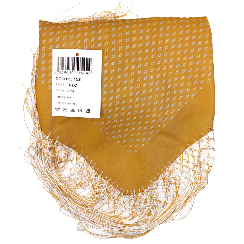 PAÑUELO PICO ADAMASCADO 90 CMS TRAJE REGIONAL BATURRA MOD F174S
