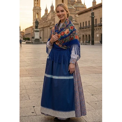 TRAJE REGIONAL MUJER ARAGONES  3 PIEZAS 38/40 