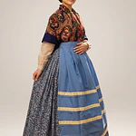Traje regional baturra 3 piezas T 34/36 Mod  Aqua