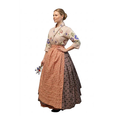CONJUNTO REGIONAL 3 PIEZAS  TALLA 34/36 MOD TRADICION PERCAL
