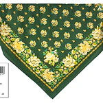 Pañuelo Indiana Floral Verde Botella 120x120 | Esencia RegionalArtesanías Domingo