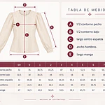 Camisa regional modelo entredos tono beige