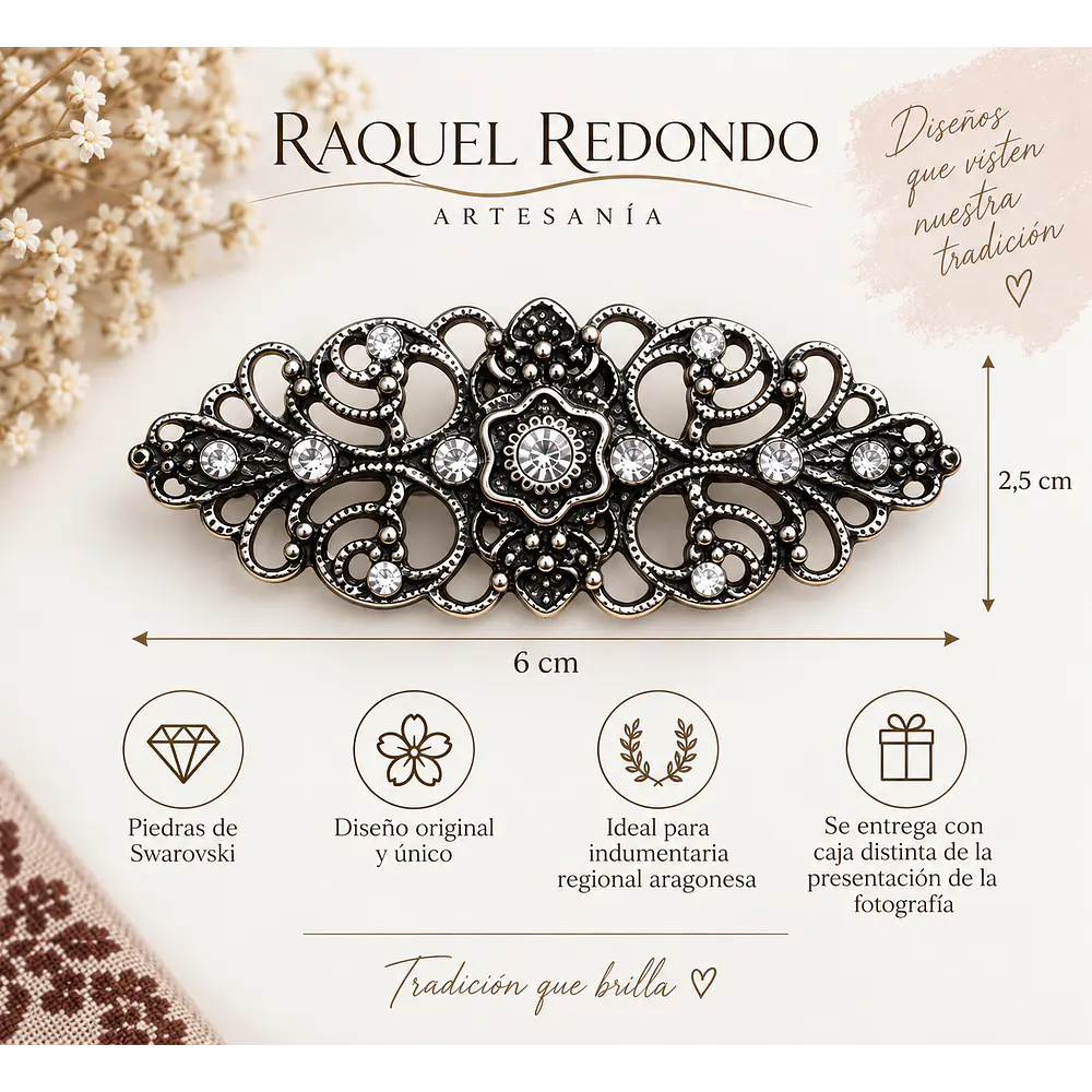broche regional Raquel redondo