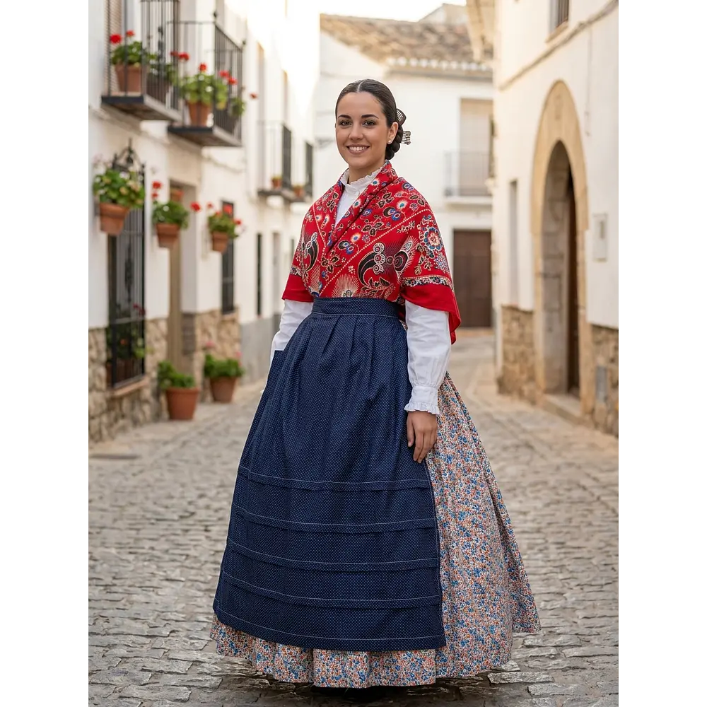 Exclusivo conjunto regional de tres piezas (Talla 38-40)