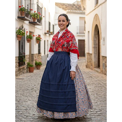 Exclusivo conjunto regional de tres piezas (Talla 38-40)
