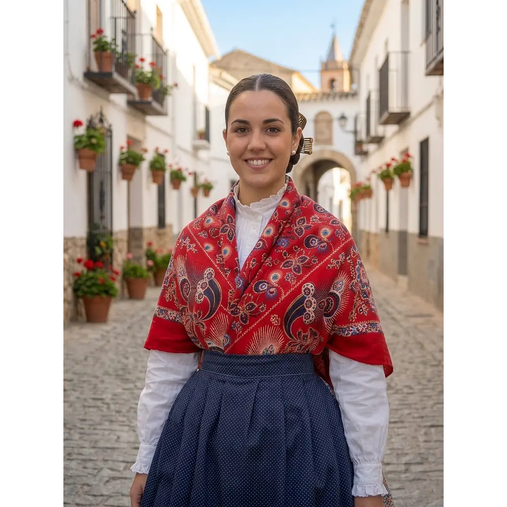 Exclusivo conjunto regional de tres piezas (Talla 38-40)