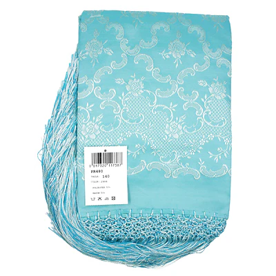 Manton regional baturra 140 cms rayon poliester celeste