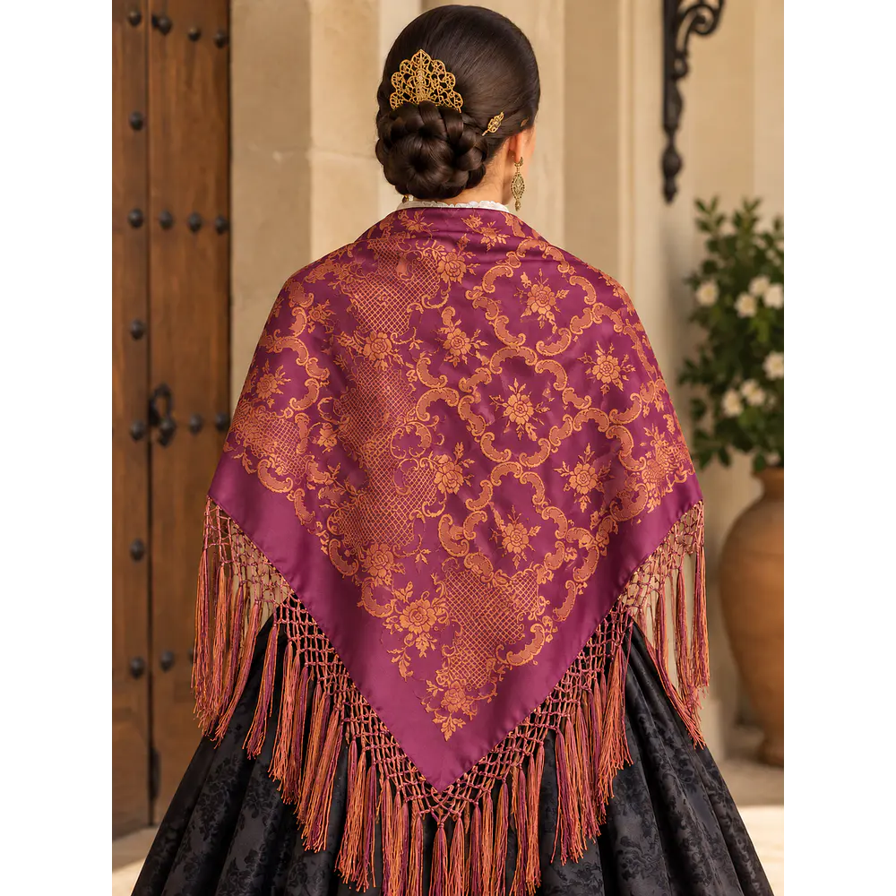 pico regional 140 cms rayon/poliéster 