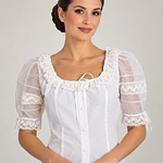 Blusa Almena Regional  de Mujer | 100% Algodón Indumentaria TALLA S