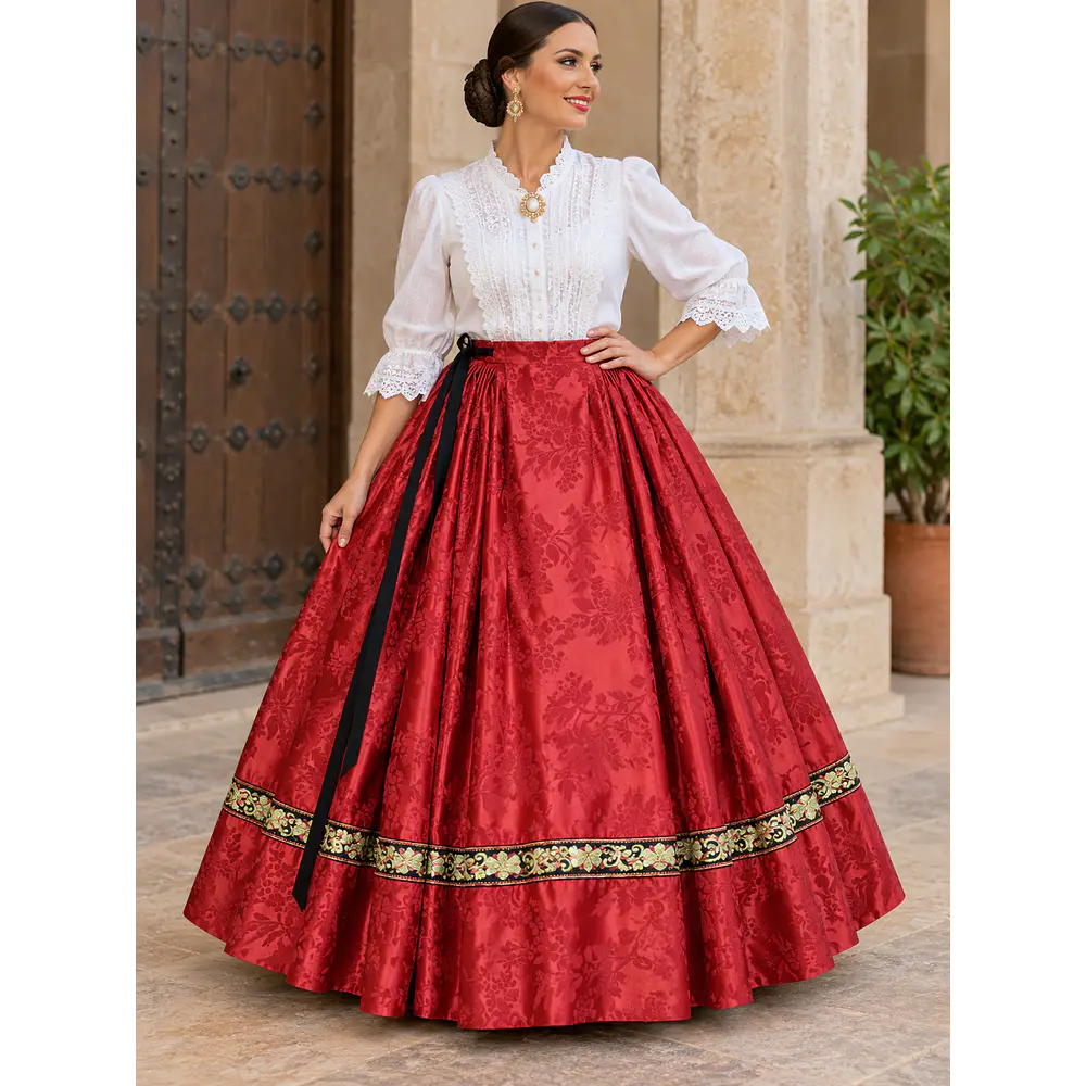 falda adamascada 38/40