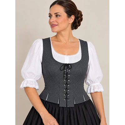 Justillo regional gris de vestir – Talla M (aprox. 42)