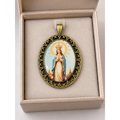 medalla virgen del pilar 