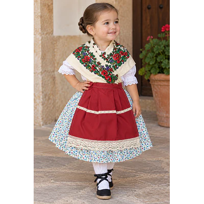 conjunto regional niña 2/3 años