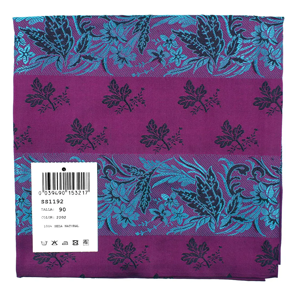 Pañuelo Regional de Seda Natural 100% – 90 cm