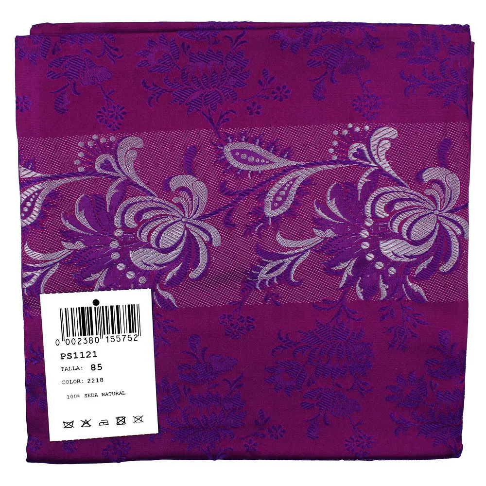 Pañuelo Regional de Seda 85 cm – Disponible en Varios Tonos