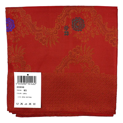 Pañuelo de Seda Espolinada 90 cm |Artesanía de Lujo