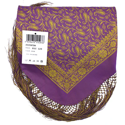 PAÑUELO DE PICO PARA TRAJE REGIONAL -120 CMS ALGODON POLIESTER