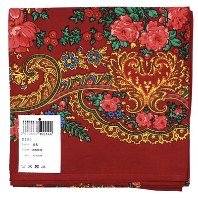 Pañuelo regional viscosa 85 cms floral