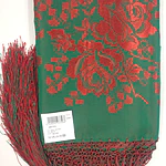 Pañuelo Mantón Regional de Seda y Algodón Estilo Tradicional 140 cms