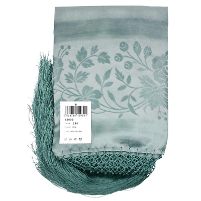 Mantón de Seda Natural 100% Estampado Floral Artesanal M 803-NUEVO COLORIDO