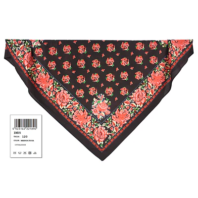 Pañuelo regional baturra indiana algodon 120 cms Mod Moncayo varios tonos 