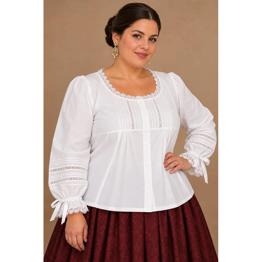 camisa regional mod Elvira Talla 54 ver medidas 