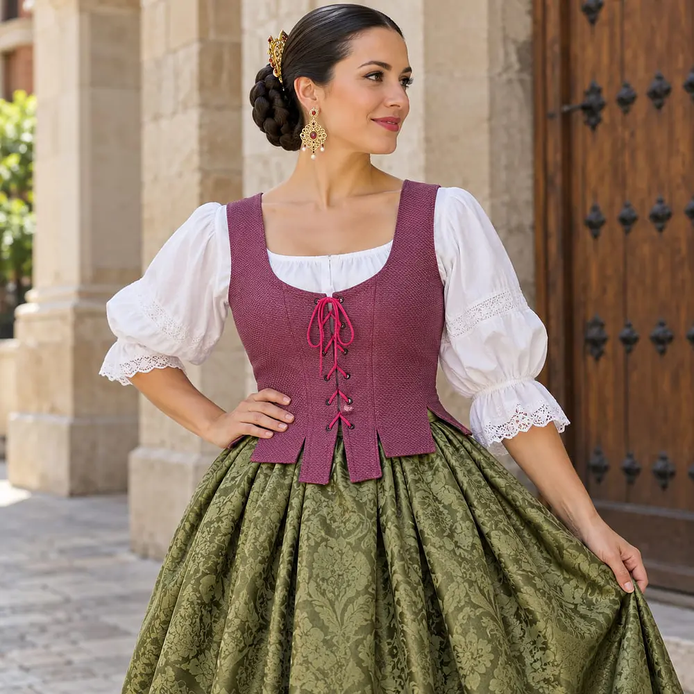 justillo rosa fucsia tradicional varias tallas