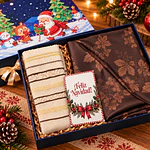 **Pack de Navidad para Caballero con Pañuelo y Medias Regionales | Esencia Regional**