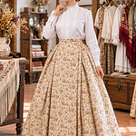 Falda regional baturra T 42/44 Mod Mostaza