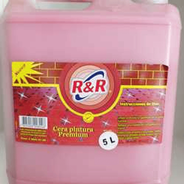 Cera Pintura Premium Roja Ryr 5 Lt
