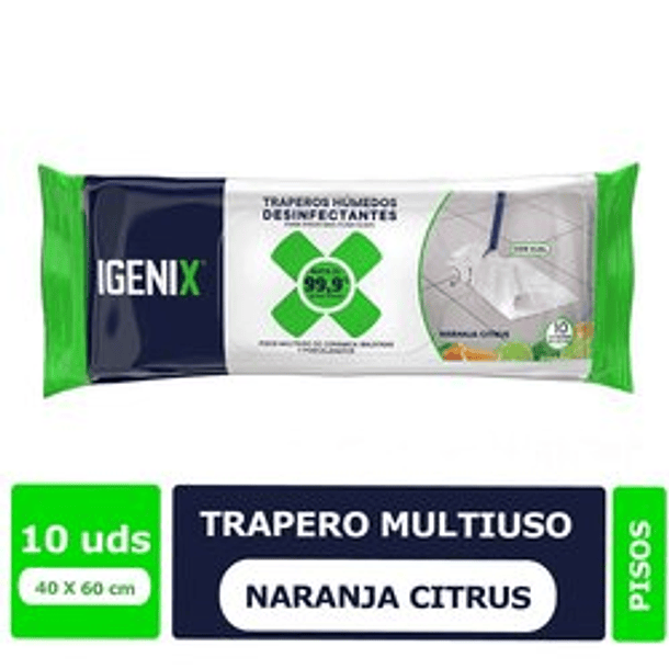  Trapero Humedo Desinfectante Igenix X 10 uni