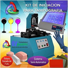 Kit De Tampografía Con Sistema Semiautomático Iniciación