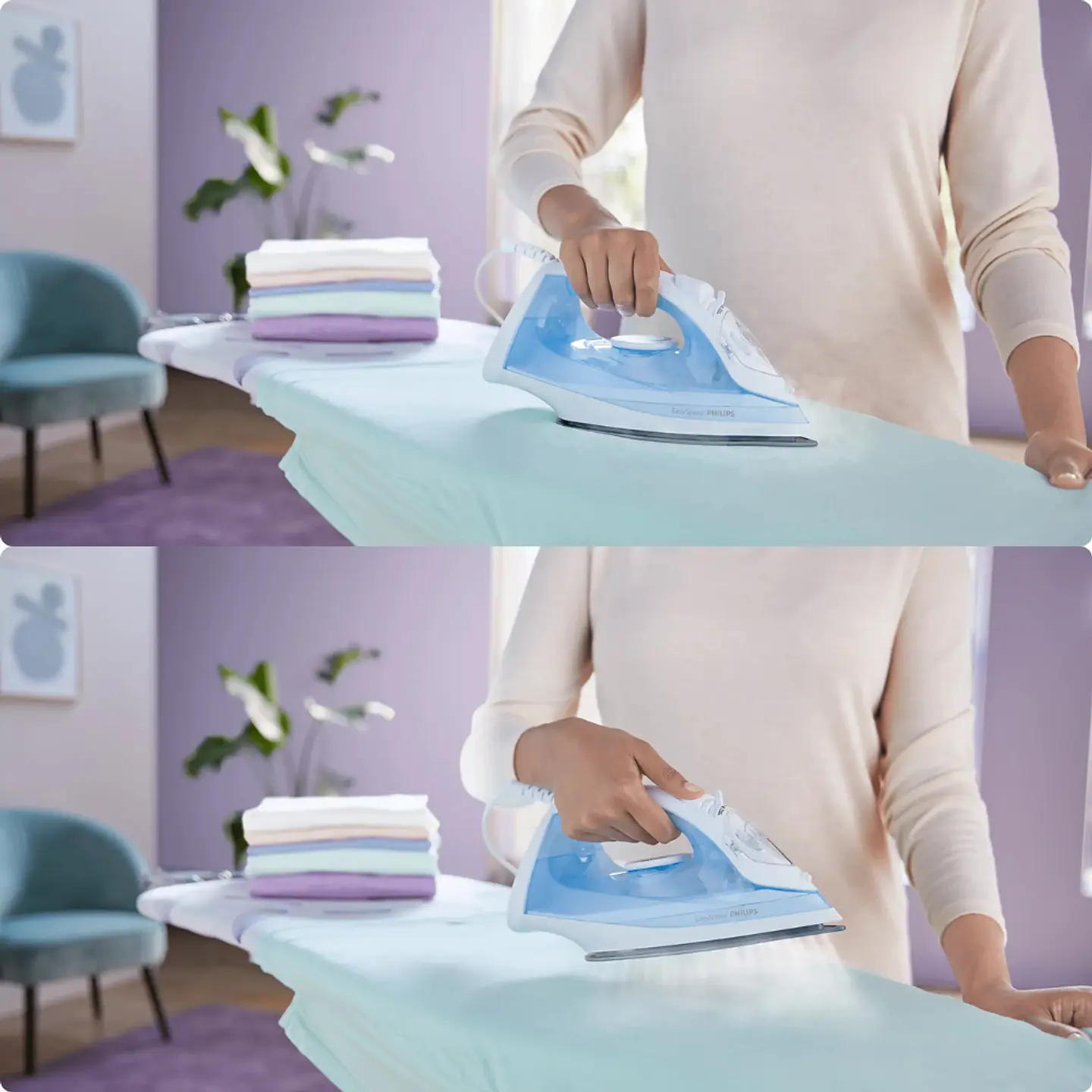 Plancha a Vapor Philips GC1740 EasySpeed 2000W Antiadherente 5